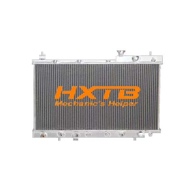 Direct-fit aluminum radiator for '95–'02 Honda CR-V AT, enhancing engine cooling performance