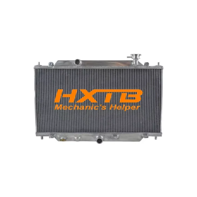Aluminum radiator for Mazda 3 Skyactiv (2015-2018), featuring a lightweight design for efficient engine cooling
