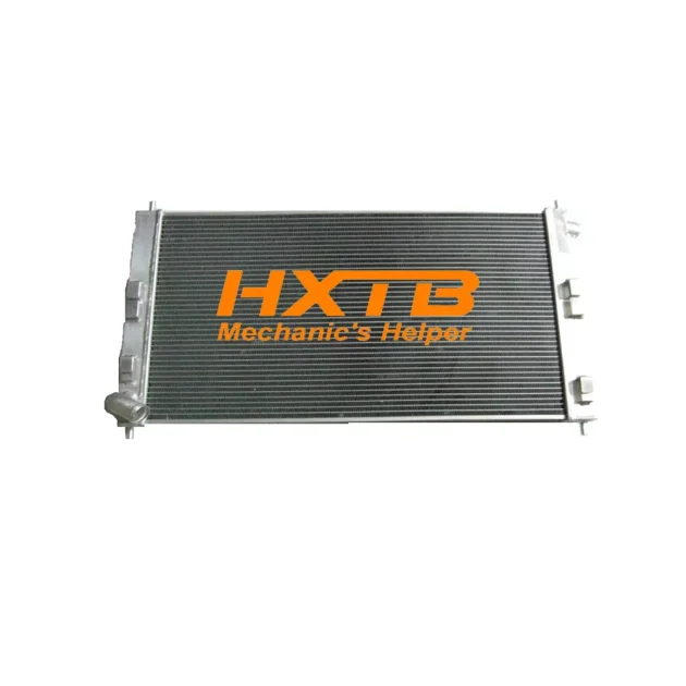 Aluminum radiator for Mitsubishi Lancer EX (2009-2015) manual transmission, featuring a lightweight design for improved cooling efficiency