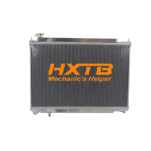 Lightweight aluminum cooling radiator for NISSAN Teana J31 2.3L AT engine, with reinforced tanks