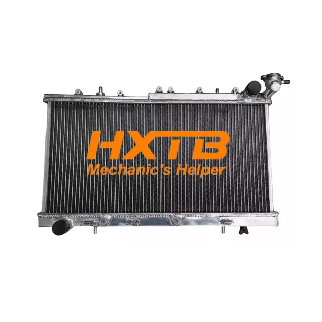 Aftermarket aluminum radiator for Nissan Sentra 1.3L, 1.4L, and 1.6L engines (fits B13 & B14)