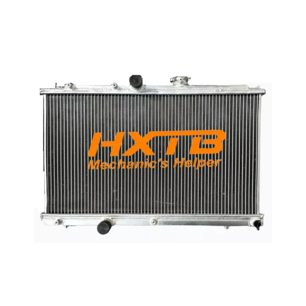 Aftermarket aluminum radiator for Toyota Corolla AE100-111, designed to improve cooling efficiency and durability