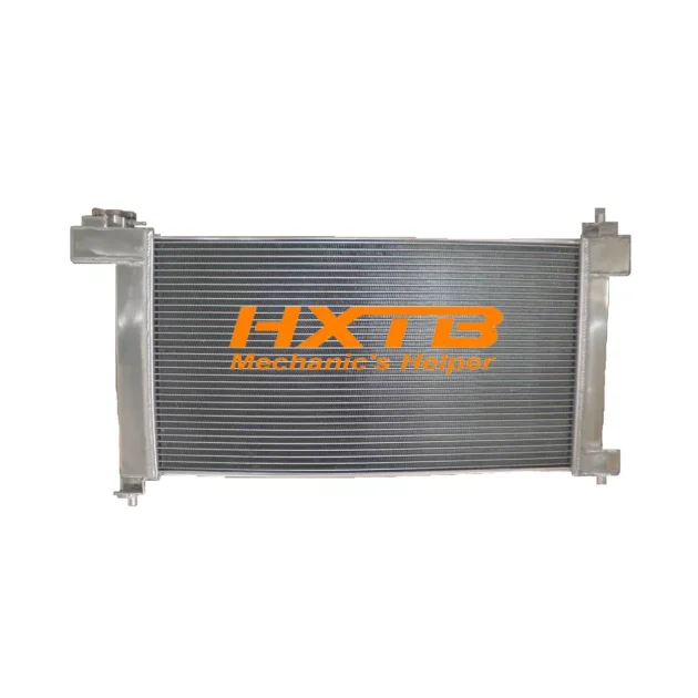 Aluminium radiator for Toyota Corolla Altis AT (2001-2007), featuring a sleek silver finish and durable construction for efficient engine cooling