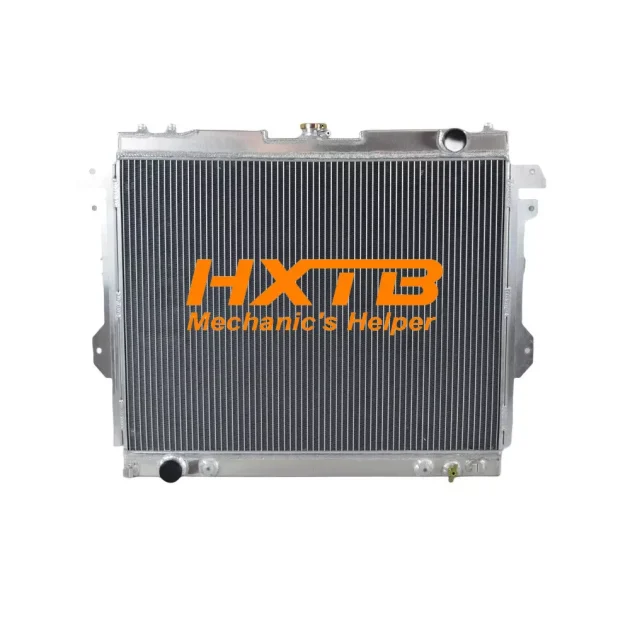 Upgraded aluminum radiator for improved cooling in Toyota Fortuner 2.7 and Hilux Vigo 2.7 (2005-2012)