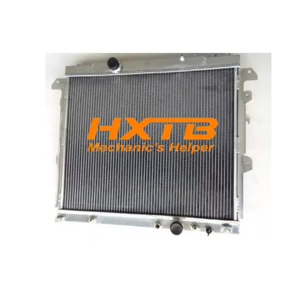 Aluminum radiator for Toyota Hilux Vigo/Fortuner 3.0L Diesel AT (2008–2013), designed for efficient engine cooling
