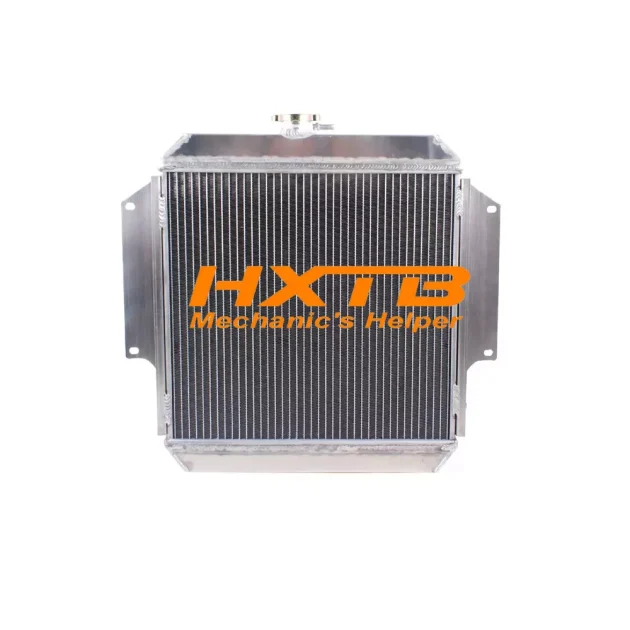 Upgraded aluminum cooling radiator for SUZUKI SIERRA 2-door (SJ410/SJ413), manual gearbox, 1981-1996