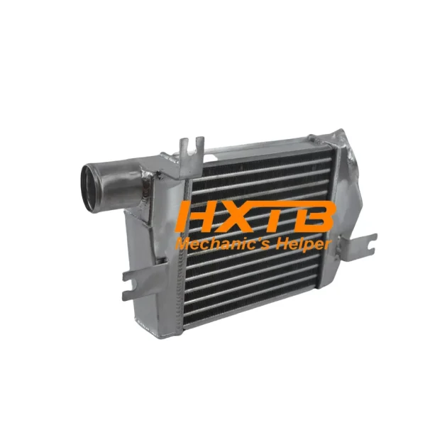 Silver aluminum alloy intercooler compatible with 2006-2017 Mitsubishi Triton 2.5L turbo diesel models