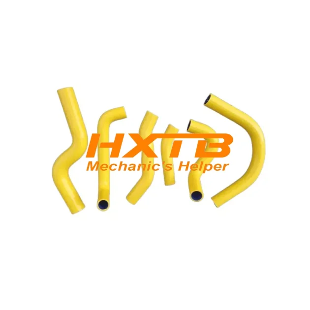High-Quality YELLOW Silicone Hose Kit - Fits Honda RVF400 (NC35) & VFR400 (NC30) - Reinforced for Longevity