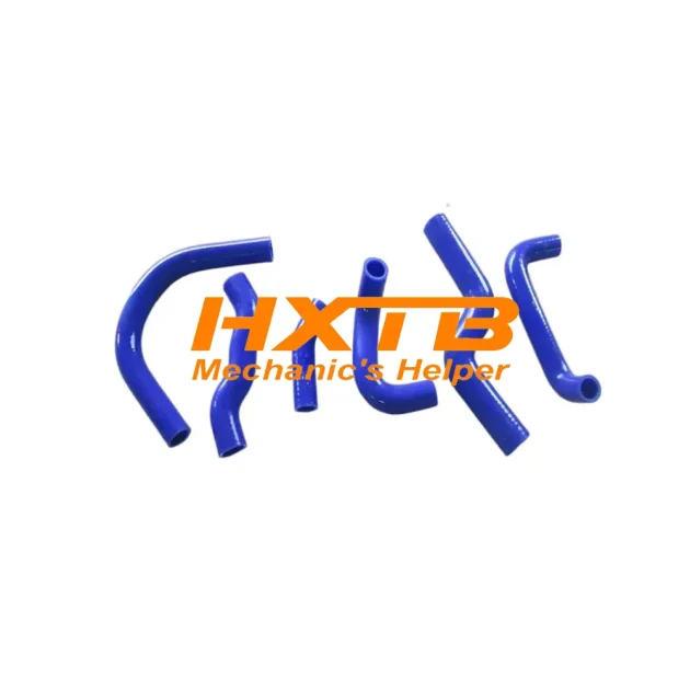Aftermarket Blue Silicone Cooling Hoses for Honda RVF400 NC35 & VFR400 NC30 - Durable & Heat-Resistant