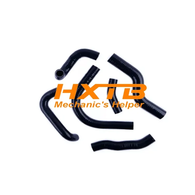 BLACK Silicone Hose Kit for Honda RVF400 NC35 / VFR400 NC30 - High-Performance Cooling System Upgrade