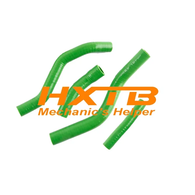 Yamaha YZ250F GREEN Radiator Hose Kit (2014-2015) - Reinforced Silicone for Better Coolant Flow & Engine Protection