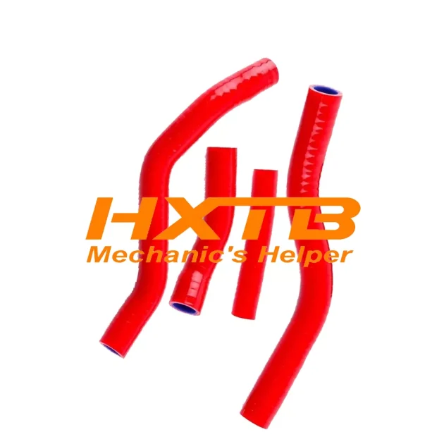 RED Silicone Hose Set for Yamaha YZ250F 2014-2015 - Durable & Heat-Resistant Replacement Hoses