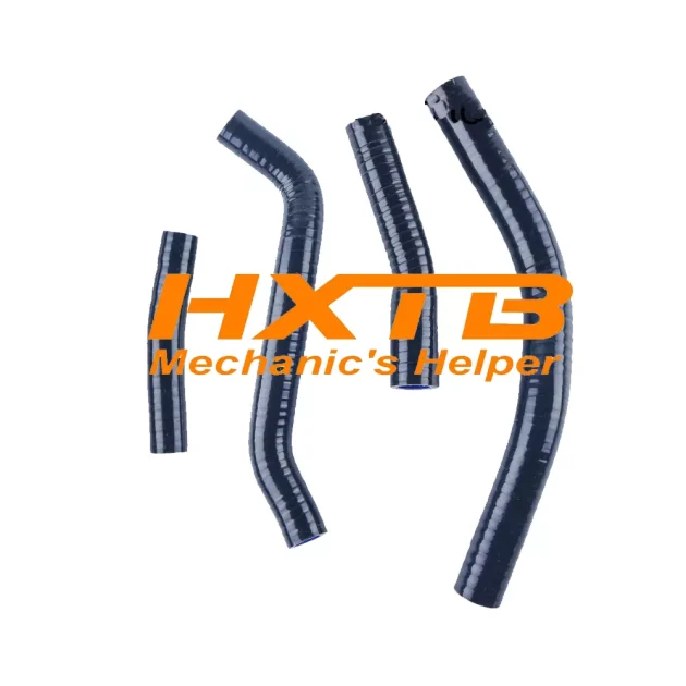 High-Temp BLACK Silicone Hose Kit for 2014-2015 Yamaha YZ250F - Improves Cooling & Resists Cracking