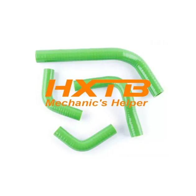 GREEN silicone radiator hose kit for Honda CRF250R/CRF250X (2004-2009) - high-performance cooling upgrade