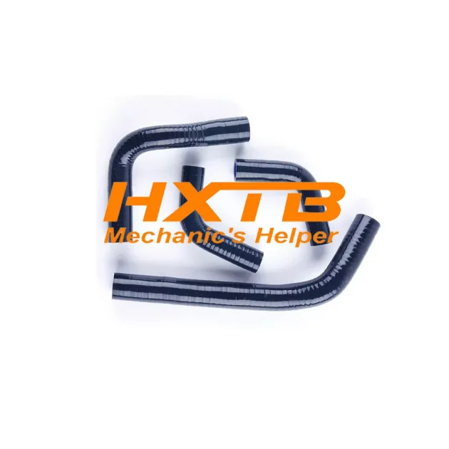 High-quality bBLACK silicone hose kit for Honda CRF250 (2004-2009) - direct OEM fit, reinforced for durability