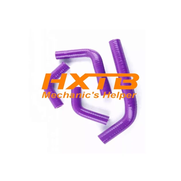 Upgrade your CRF250R/CRF250X with this PURPLE silicone radiator hose kit - fits 2004-2009 models