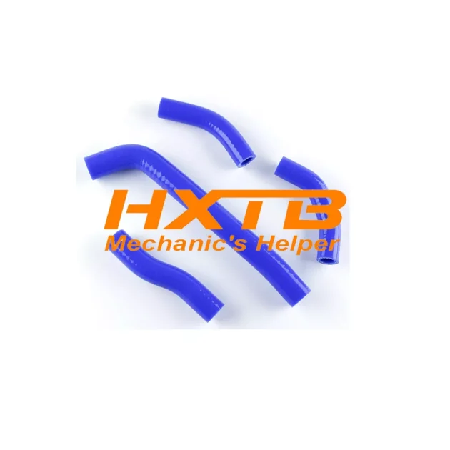 High-Temp Blue Silicone Hose Set for Honda CRF250R – Direct Replacement for OEM Radiator Hoses (2010-2013)