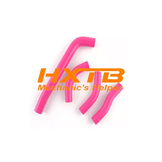 CRF250R PINK Radiator Hose Kit – Reinforced Silicone for Better Coolant Flow & Engine Protection
