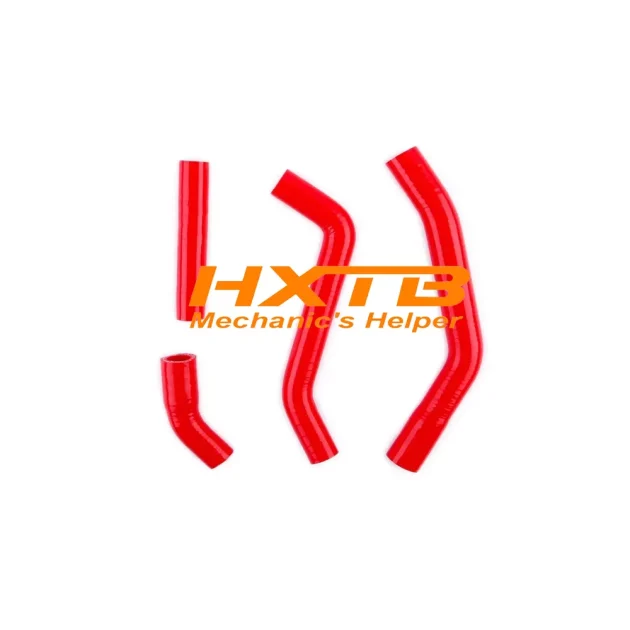 RED silicone hose set for Yamaha YZ450F YZF450 2010-2013 models - durable & flexible replacement