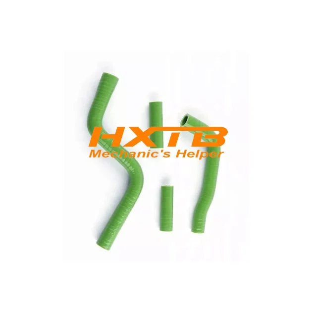 Replacement GREEN silicone hoses for Yamaha YZ125 (1996-2018) – direct fit, enhanced durability