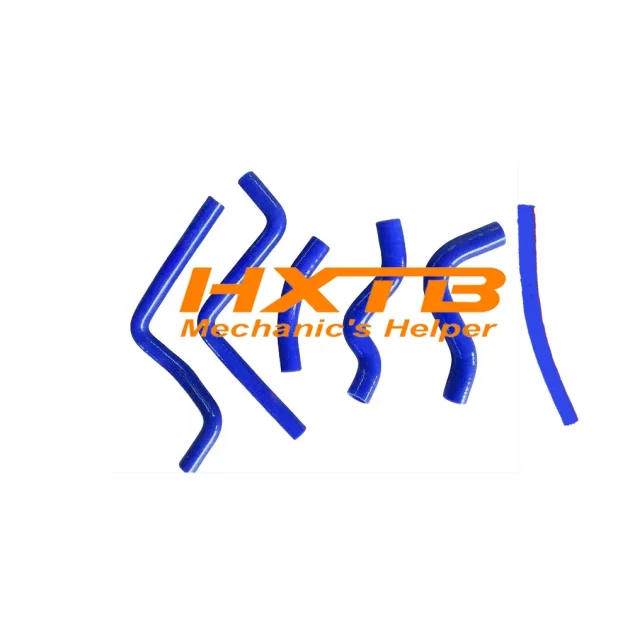 CR125R Coolant Hose Kit (2000-2004) - Reinforced Blue Silicone for Better Heat Resistance
