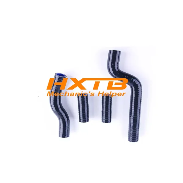 Upgrade your YZ250 2-stroke with BLACK silicone radiator hoses – Fits 2002-2018 models for better heat resistance