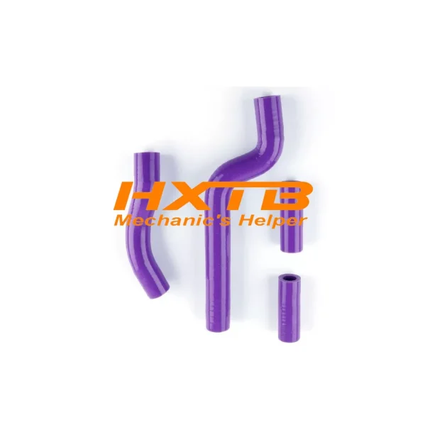 Performance PURPLE silicone radiator hose set for 2002-2018 Yamaha YZ250 – Enhances cooling system efficiency