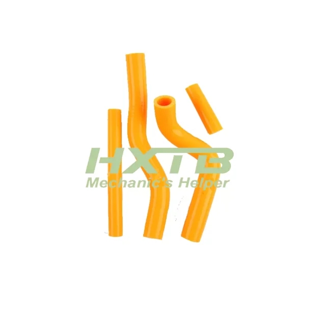 Upgrade Your Suzuki RM125 (2001-2008) with Durable ORANGE Silicone Radiator Hoses – Improved Heat Resistance