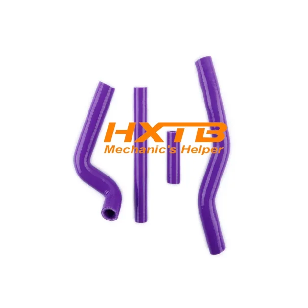 Suzuki RM125 2001-2008 PURPLE Silicone Radiator Hose Kit – Reinforced for Better Coolant Flow & Longevity