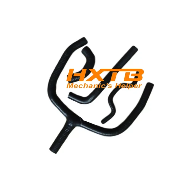 Kawasaki KX250F 2009-2016 BLACK silicone radiator hose set – Reinforced for motocross & off-road use