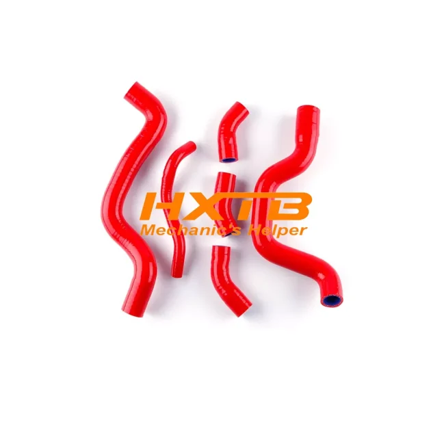RED Silicone Radiator Hose Kit for Suzuki SV650 (2003-On) - High-Performance Cooling Upgrade