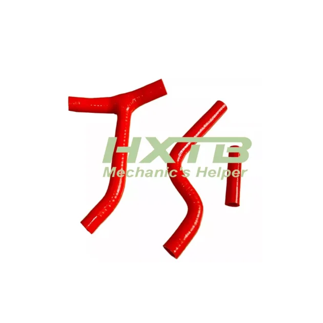 Aftermarket RED silicone radiator hose set for Yamaha YZ250F 2010-2013 – Direct fit, enhanced cooling efficiency