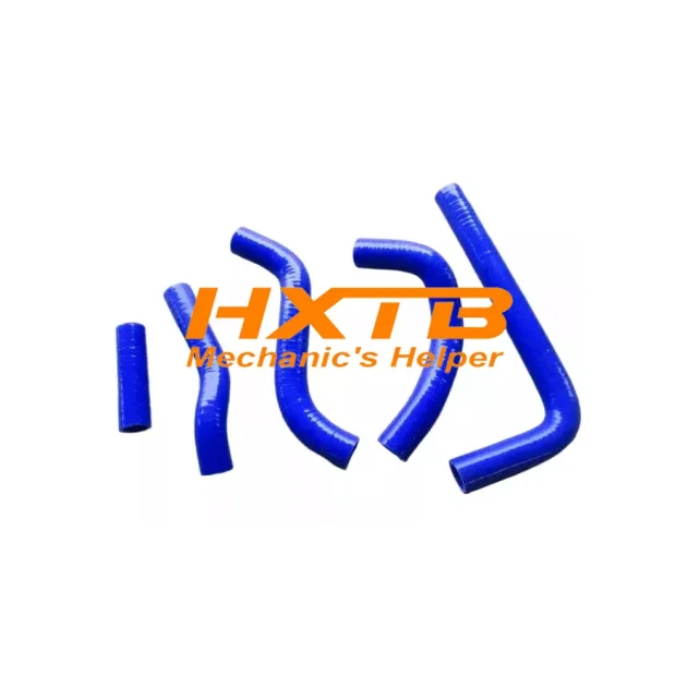 Blue silicone radiator hose kit for Suzuki RMZ250 2010-2012 - high-performance cooling upgrade