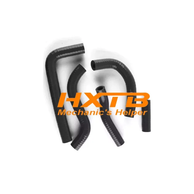 Upgrade your Suzuki RMZ250 2010-2012 with this BLACK silicone radiator hose kit - improves cooling efficiency