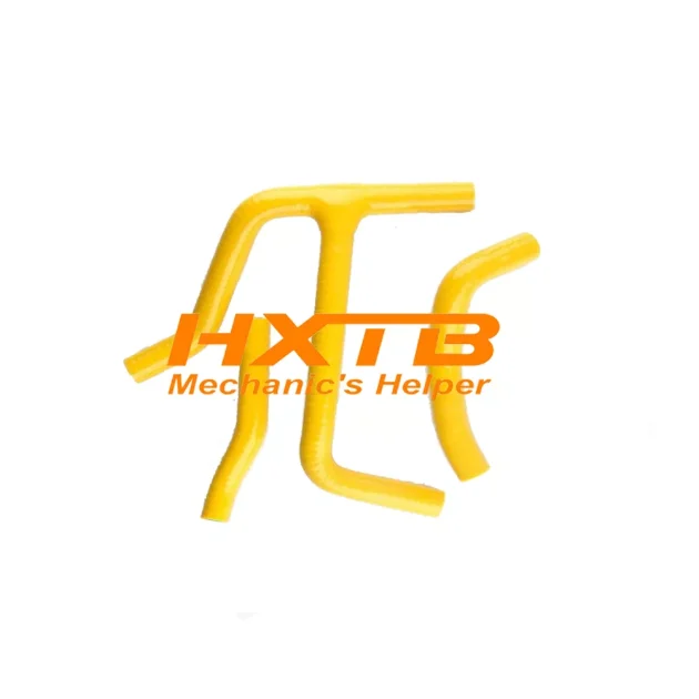 YELLOW Silicone Radiator Hose Kit for Suzuki RMZ250 (2010-2012) - High-Performance Cooling Upgrade