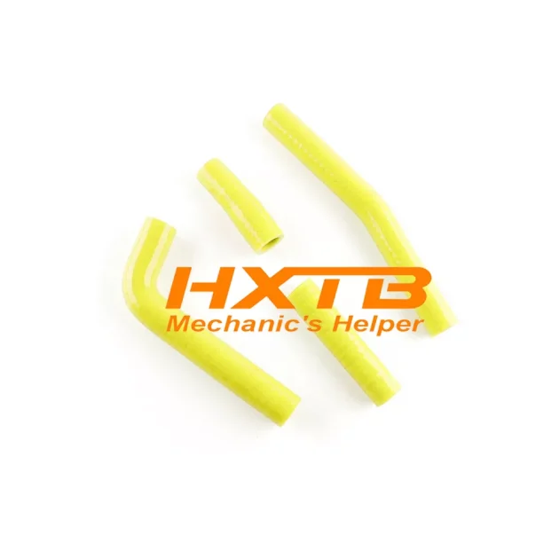 YELLOW silicone radiator hoses compatible with Yamaha YZ400F/WR400F/YZ426F/WR426F 1998-2002 models