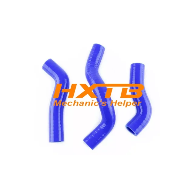 Upgrade your KTM 250 (2011-2012) with premium blue silicone radiator hoses for better durability and heat resistance