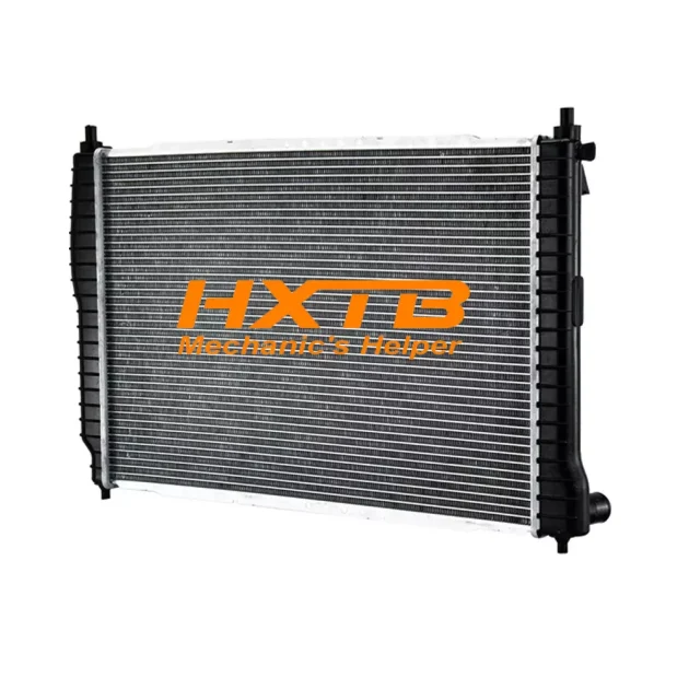 Replacement radiator with aluminum core and plastic end tanks, compatible with Chevrolet Aveo AT 1.6L 2004-2008