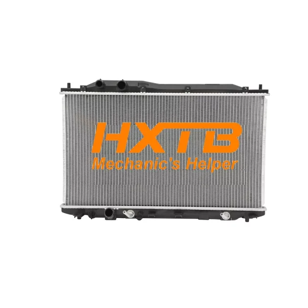 Aluminum core radiator with plastic tanks for Honda Civic FD AT (2006-2011), designed for efficient engine cooling