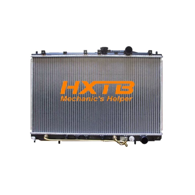 Aftermarket aluminum-core radiator with plastic end tanks for Mitsubishi Lancer Evolution (1992-1996 Automatic Transmission model)