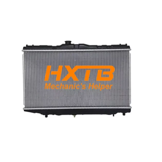 Aftermarket plastic tank with aluminum core radiator compatible with Toyota Corolla AE90-92 automatic transmission models