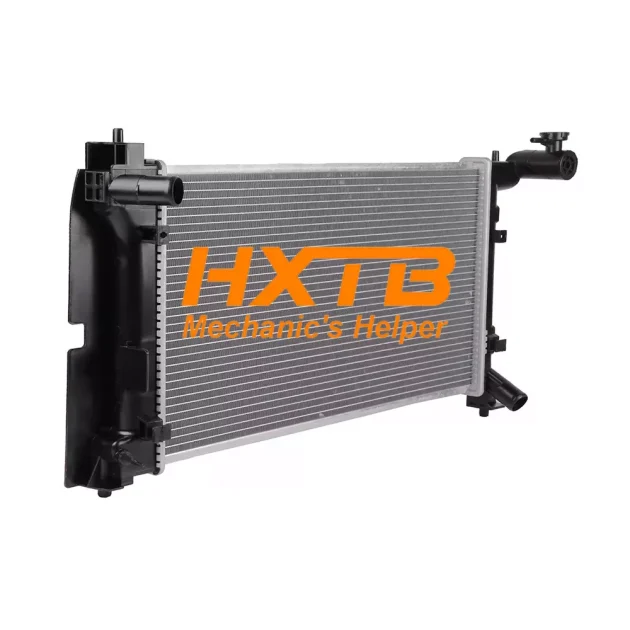 Aftermarket radiator for Toyota Altis MT (2001-2007) featuring a durable aluminum core and plastic tanks