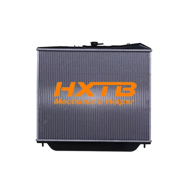 Aftermarket plastic tank with aluminum core radiator compatible with ISUZU TROOPER Bighorn 3.0L-3.2L V6 (1995-2005), ideal for improved cooling performance