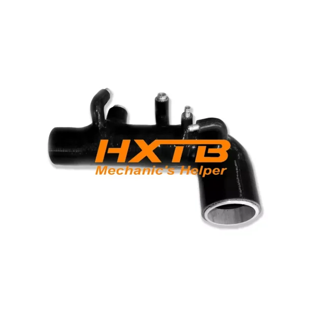 BLACK Silicone intake / induction hose For 2002-2007 Subaru Impreze WRX EJ20 EJ25 // SUBARU Forester SG5 XT 2.5 Turbo EJ255 MK7-8