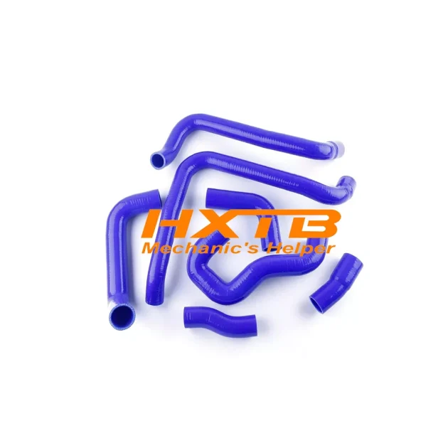 BLUE HIGH-quality silicone radiator and heater hoses for the Lotus Esprit S4/S4s 2.2L Turbo (1993-1996). Ensures optimal coolant flow and engine cooling