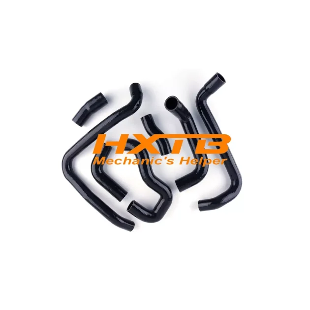 BLACK High-performance silicone radiator & heater hose kit for Lotus Esprit S4/S4s (1993-1996) with 2.2L Turbo engine (910S). Durable, heat-resistant replacement hoses