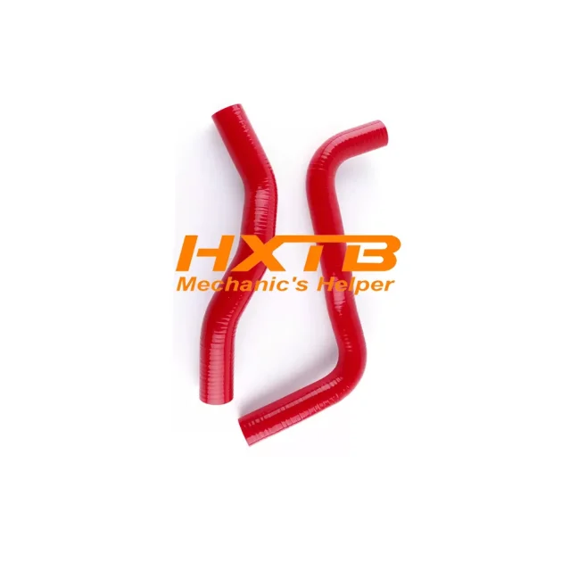 RED UPPER & LOWER RADIATOR SILICONE HOSE KITS FOR MITSUBISHI GALANT 2.0L 2.4L VR4 1992-2003