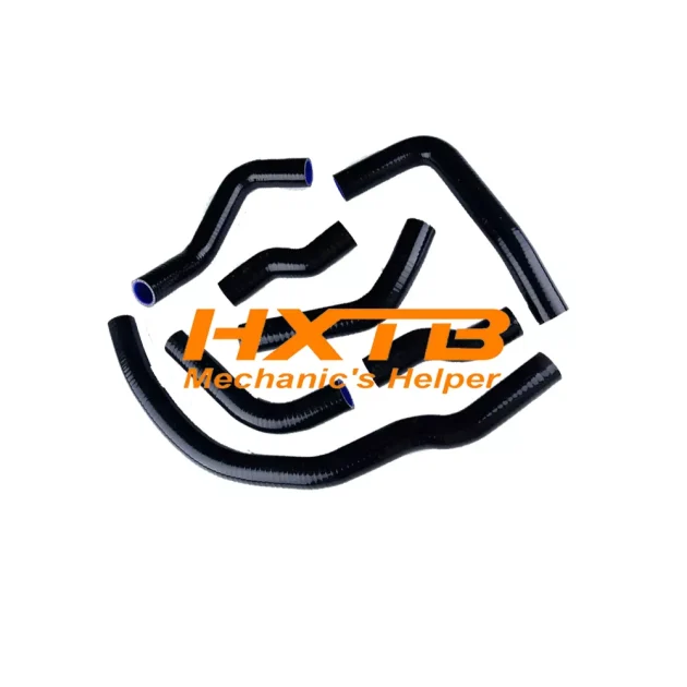 BLACK Silicone Hose Kit – Toyota MR2 SW20 3SGTE Rev Turbo (1993-1999) – Radiator & Heater