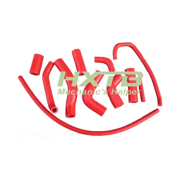 Aftermarket RED Radiator Hoses for Yamaha R6 2006-2007 – Durable & Flexible Silicone Replacement