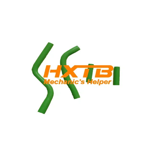 Upgrade your YZ125 (2003-2014) with durable GREEN silicone radiator hoses for better heat resistance
